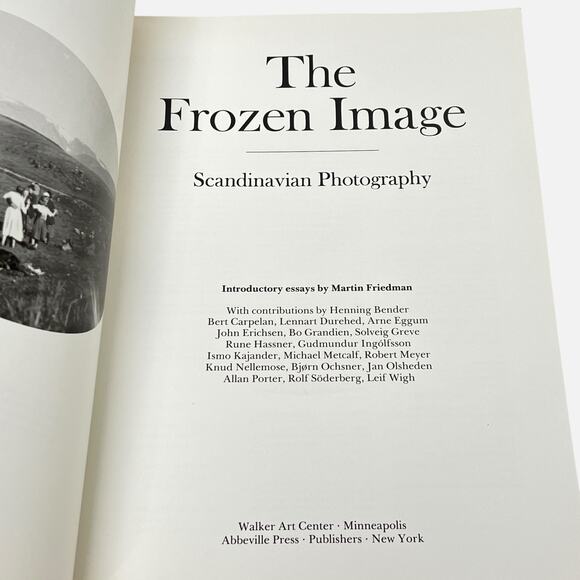 Vintage Paperback The Frozen Image Scandinavian Photography Walker Art Center - Picture 5 of 14